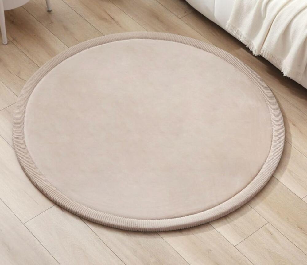 Hakuna Matte CloudSoft Memory Foam Baby Tummy Time Play Mat for Floor -Beige